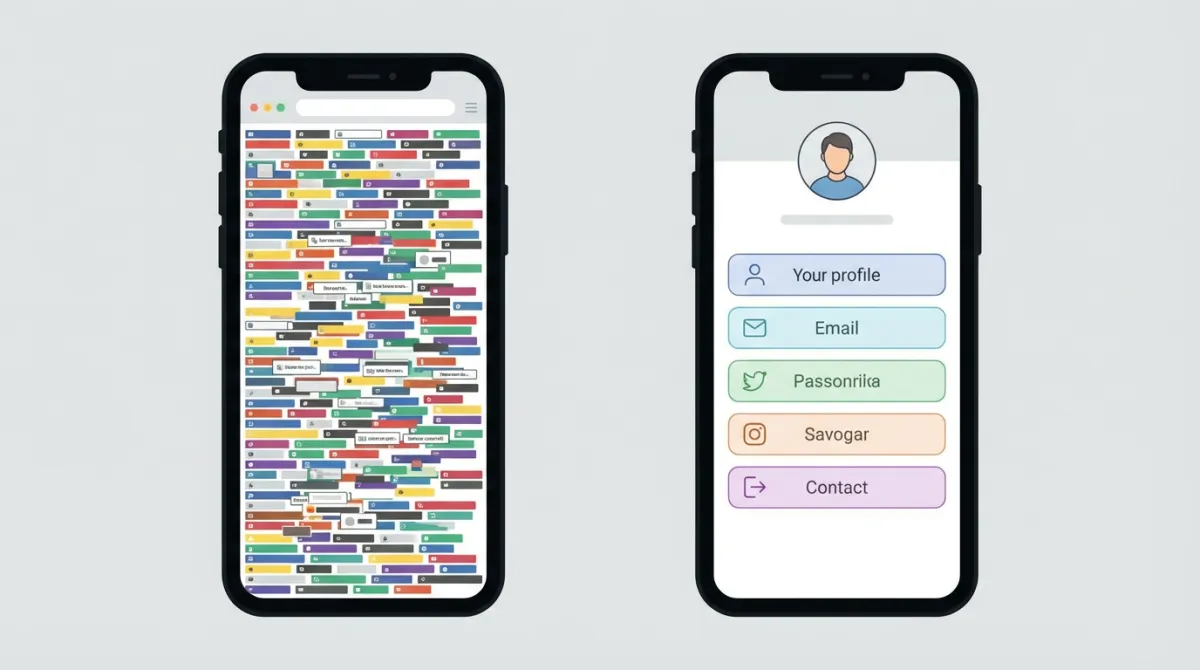 5 ошибок, которые допускают с link-in-bio страницей (и как их исправить)